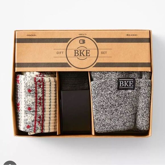 BKE Buckle store OSFM Men's sock belt beanie gift set NEW - Picture 2 of 3